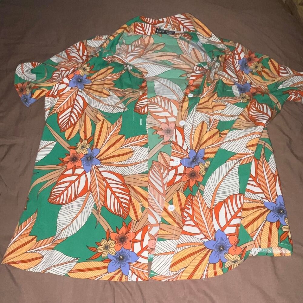 Shein Men's multi Shirt
